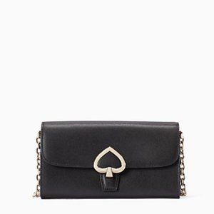 NWT Kate Spade Small Flap Chain Wallet